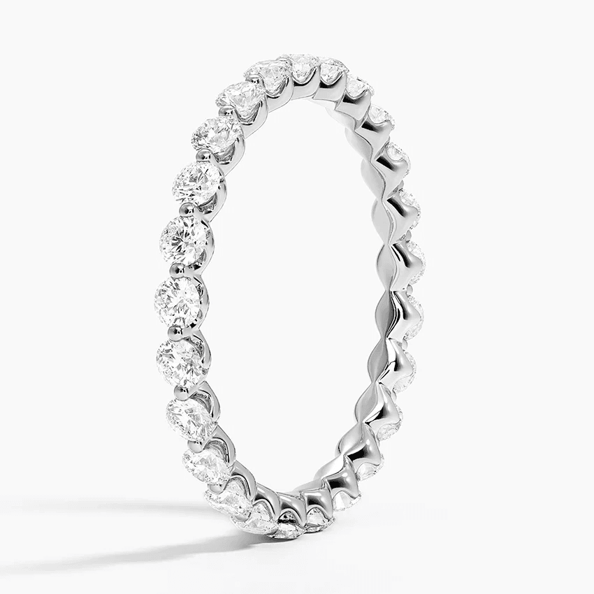 Riviera Eternity Diamond Ring (1 ct. tw.) in 18K White Gold - Image 6