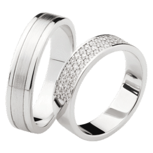 Gold Wedding Bands with Diamonds: Perfect for Couples