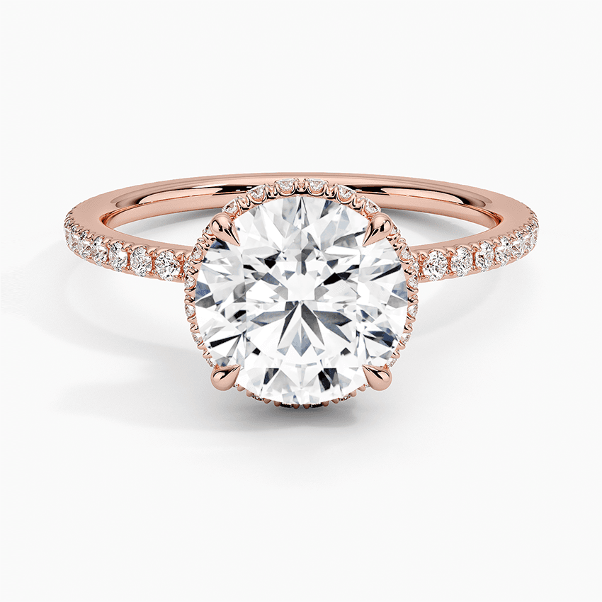 Gala Diamond Ring in 14K Rose Gold - Image 7