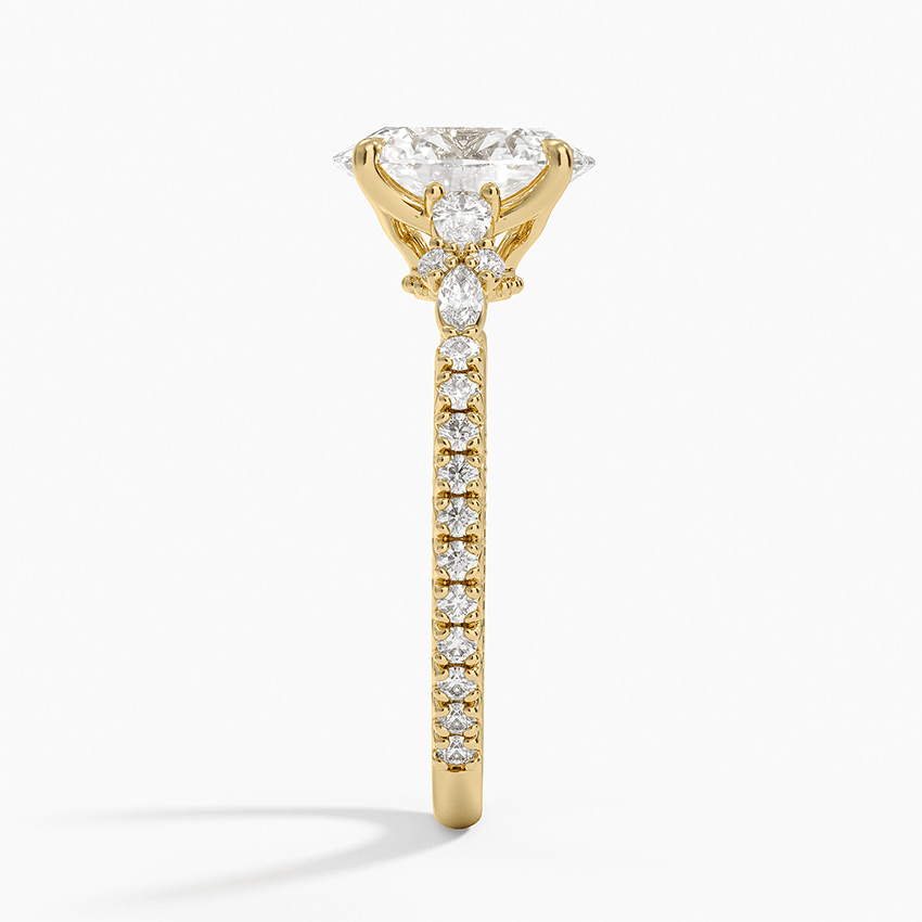 Primrose Diamond Ring in 18K Yellow Gold - Image 10