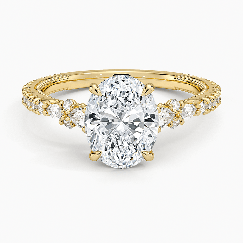 Primrose Diamond Ring in 18K Yellow Gold - Image 6