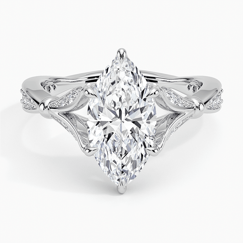 Zinnia Diamond Ring (1/3 ct. tw.) in 18K White Gold - Image 2