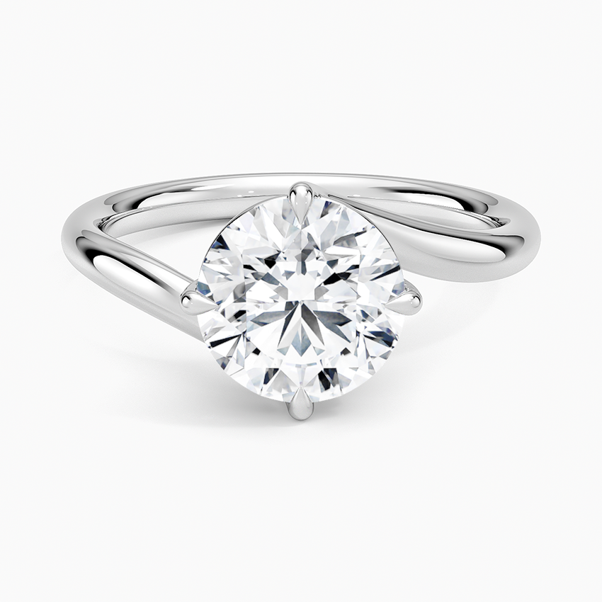 Atelier Solitaire Ring in 18K White Gold - Image 3