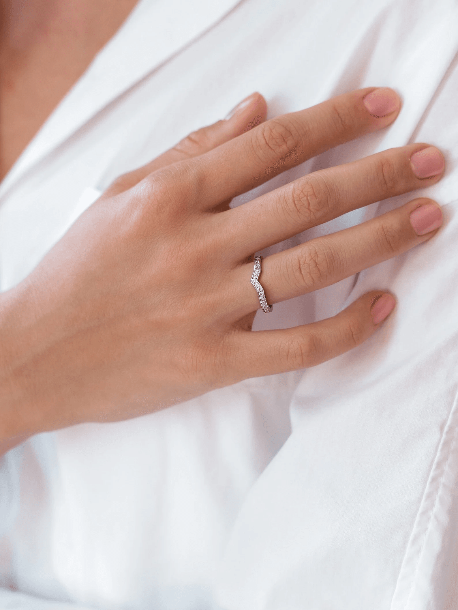 Unique matching wedding bands. His and hers wedding rings. Gold wedding bands with diamonds. Couple wedding bands. Wedding rings sets. - Image 9