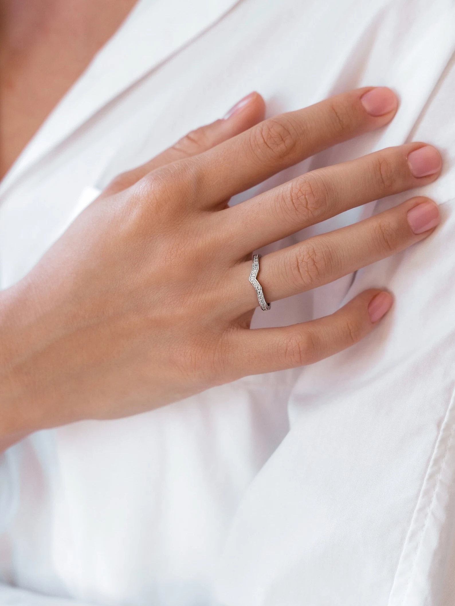 Unique matching wedding bands. His and hers wedding rings. Gold wedding bands with diamonds. Couple wedding bands. Wedding rings sets. - Image 15